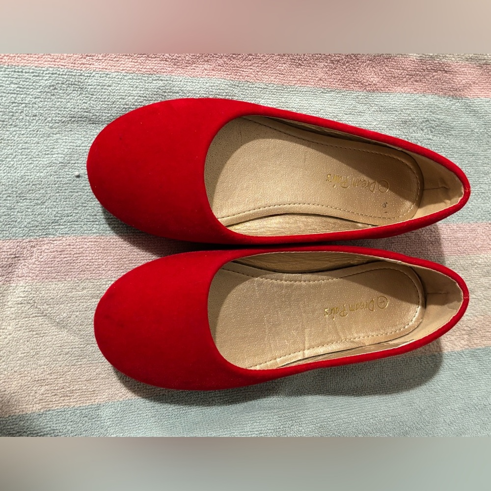 Dream Pairs Women's Bold Red Loafers